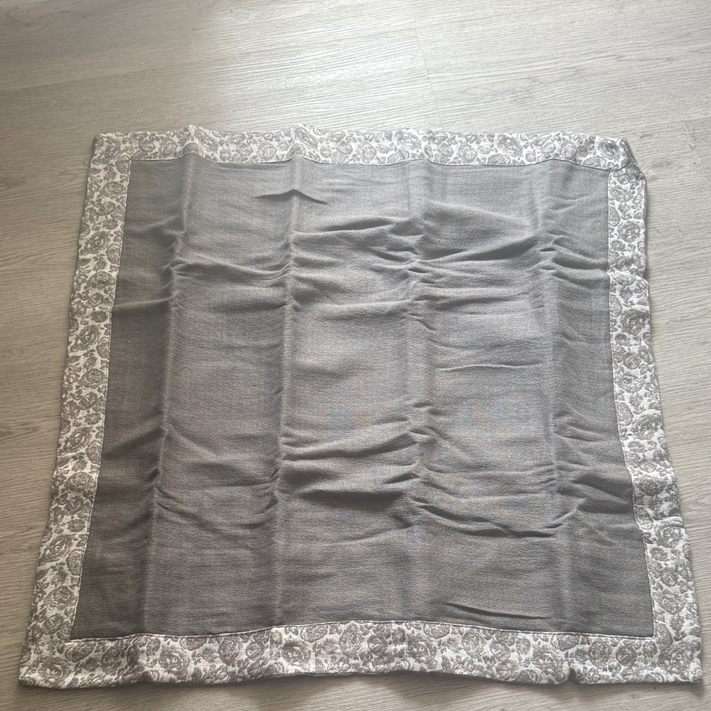 Ralph Lauren Gray European One Pillow Cover